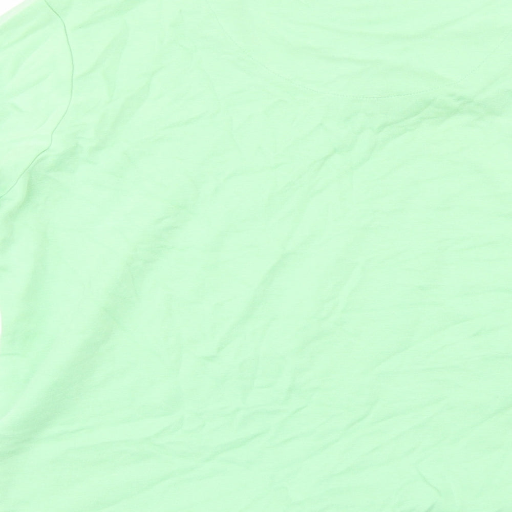 DASH Womens Grey Floral  Basic T-Shirt Size 18