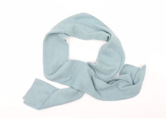 Front view of Preworn women’s blue scarf