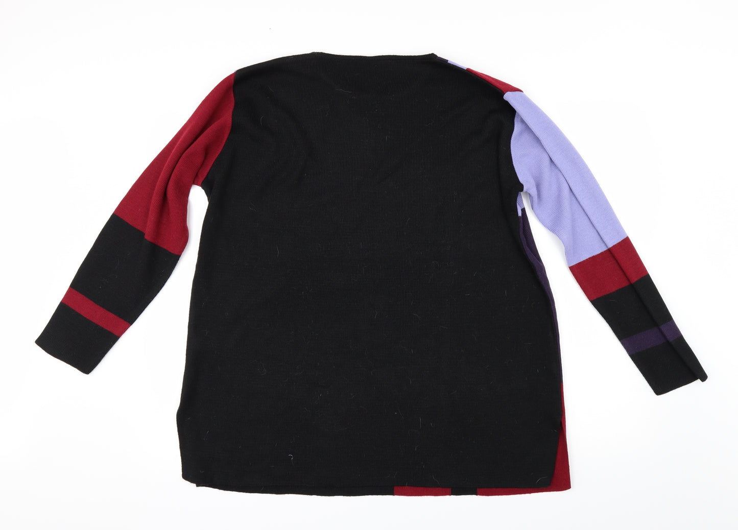 Marks and Spencer Womens Multicoloured   Pullover Jumper Size 14