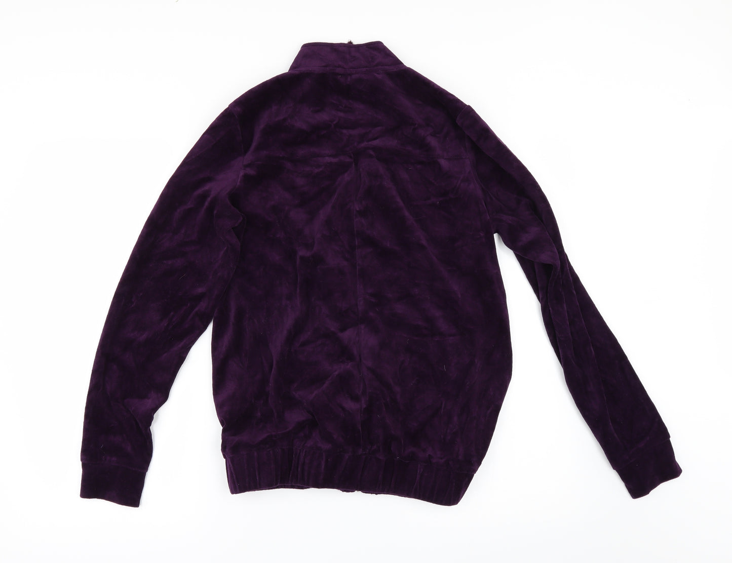 Preworn Womens Purple  Velour Jacket  Size 10