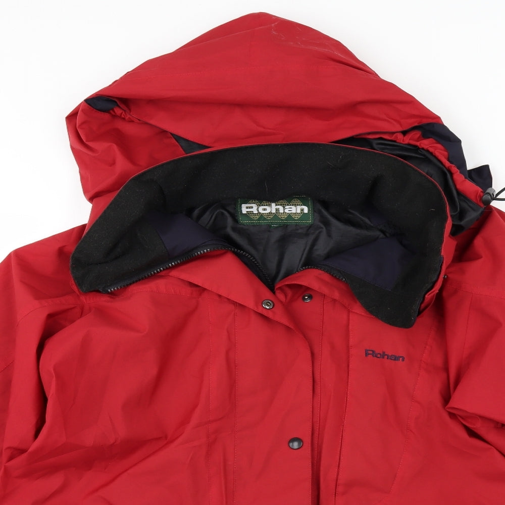 Rohan Womens Red   Varsity Jacket Coat Size L