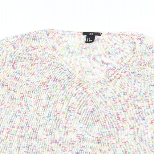 H&M Womens Multicoloured   Pullover Jumper Size S