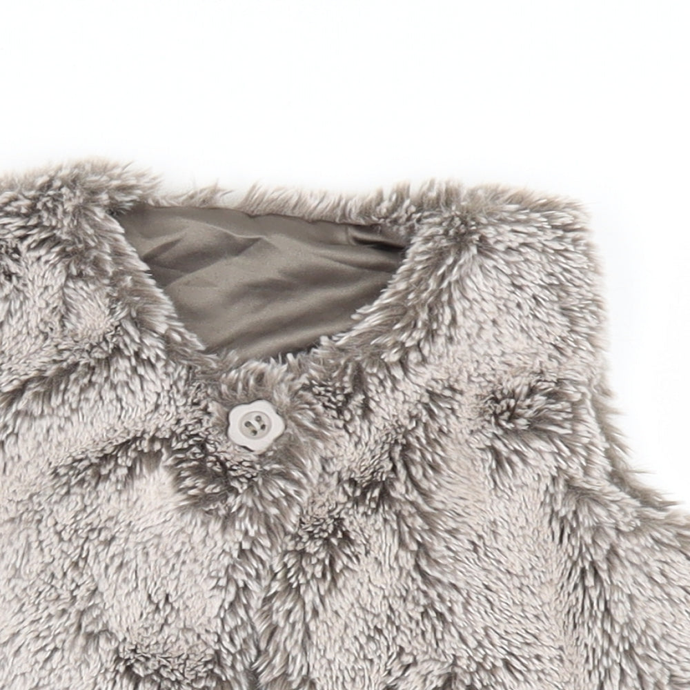 George Girls    Gilet Jacket Size 9-12 Months  - FUR