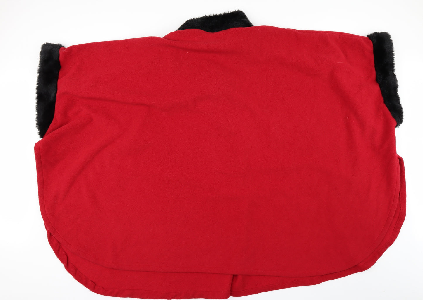 Preworn Womens Red   Jacket Poncho One Size