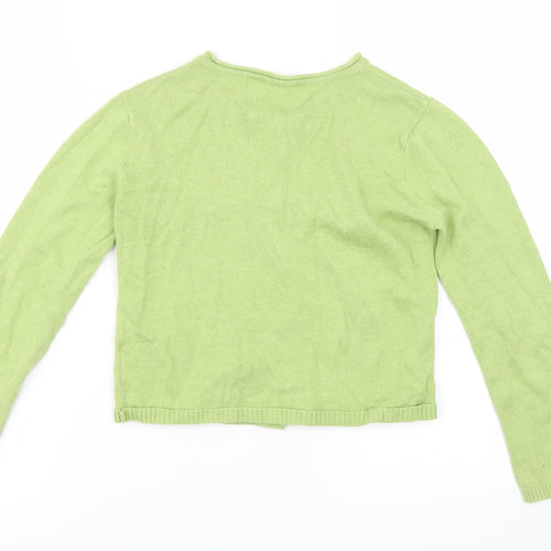 rodin Girls Green   Cardigan Jumper Size 6 Years