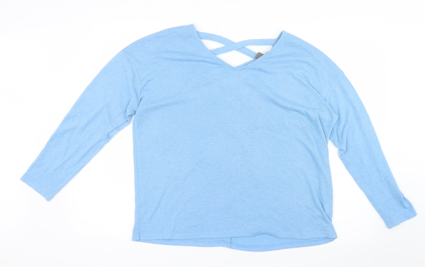 Primark Womens Blue  Knit Pullover Jumper Size 10