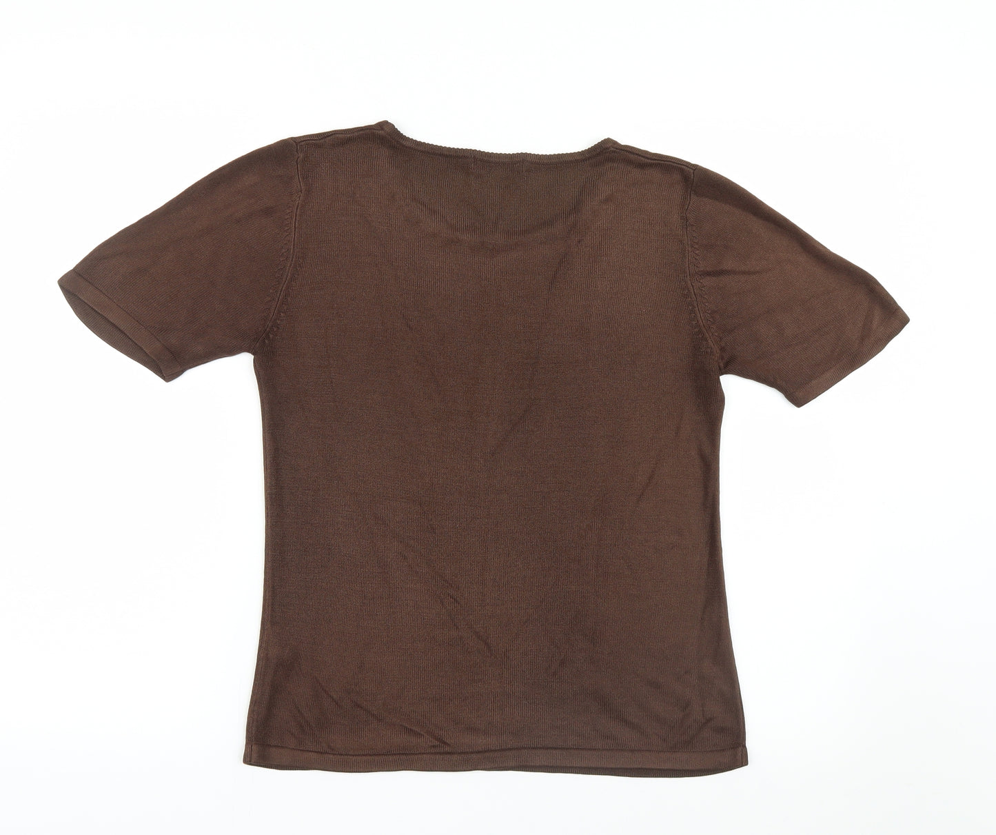 Berkertex Womens Brown   Basic T-Shirt Size 10