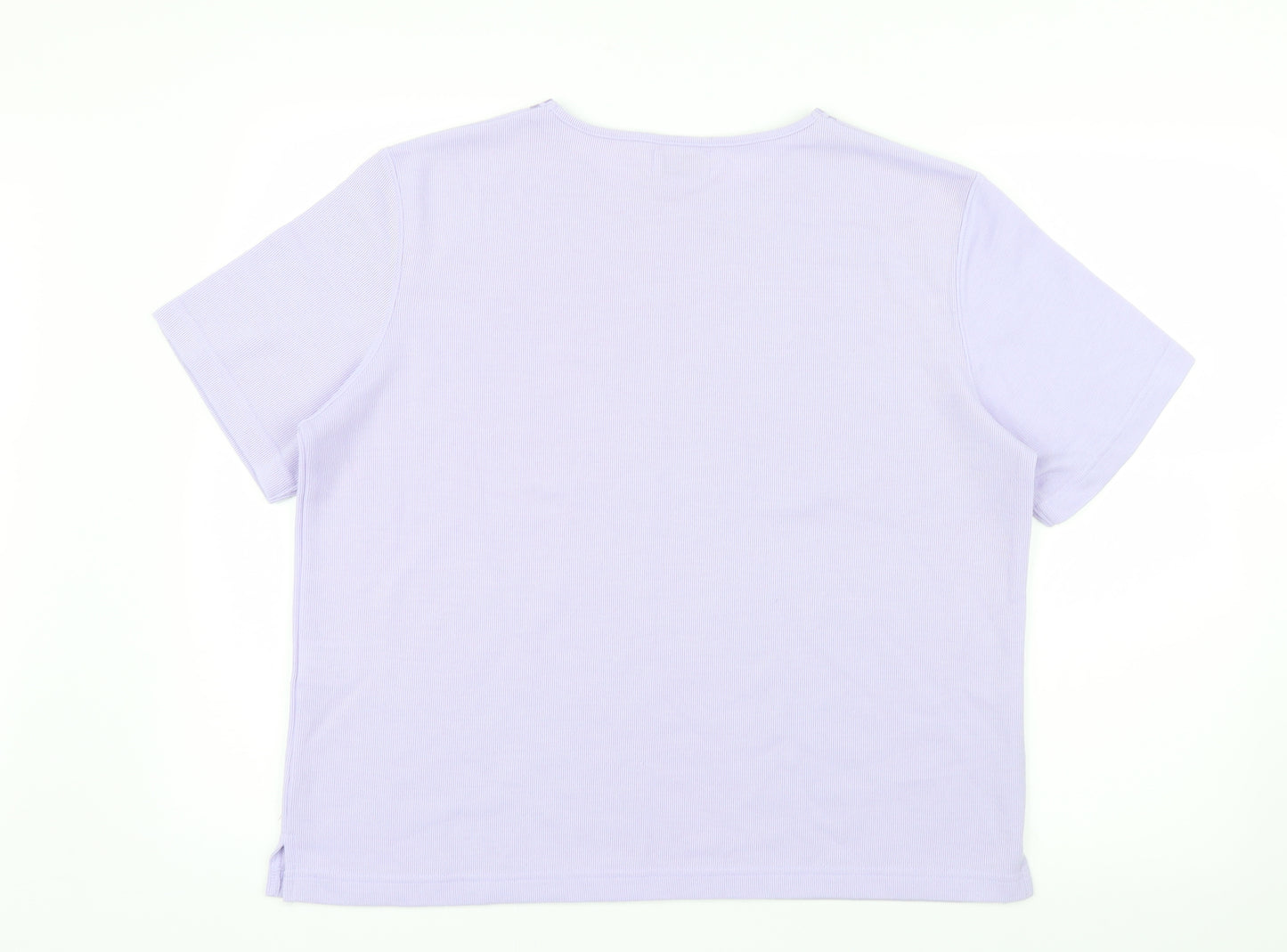 Bonmarché Womens Purple   Basic T-Shirt Size M
