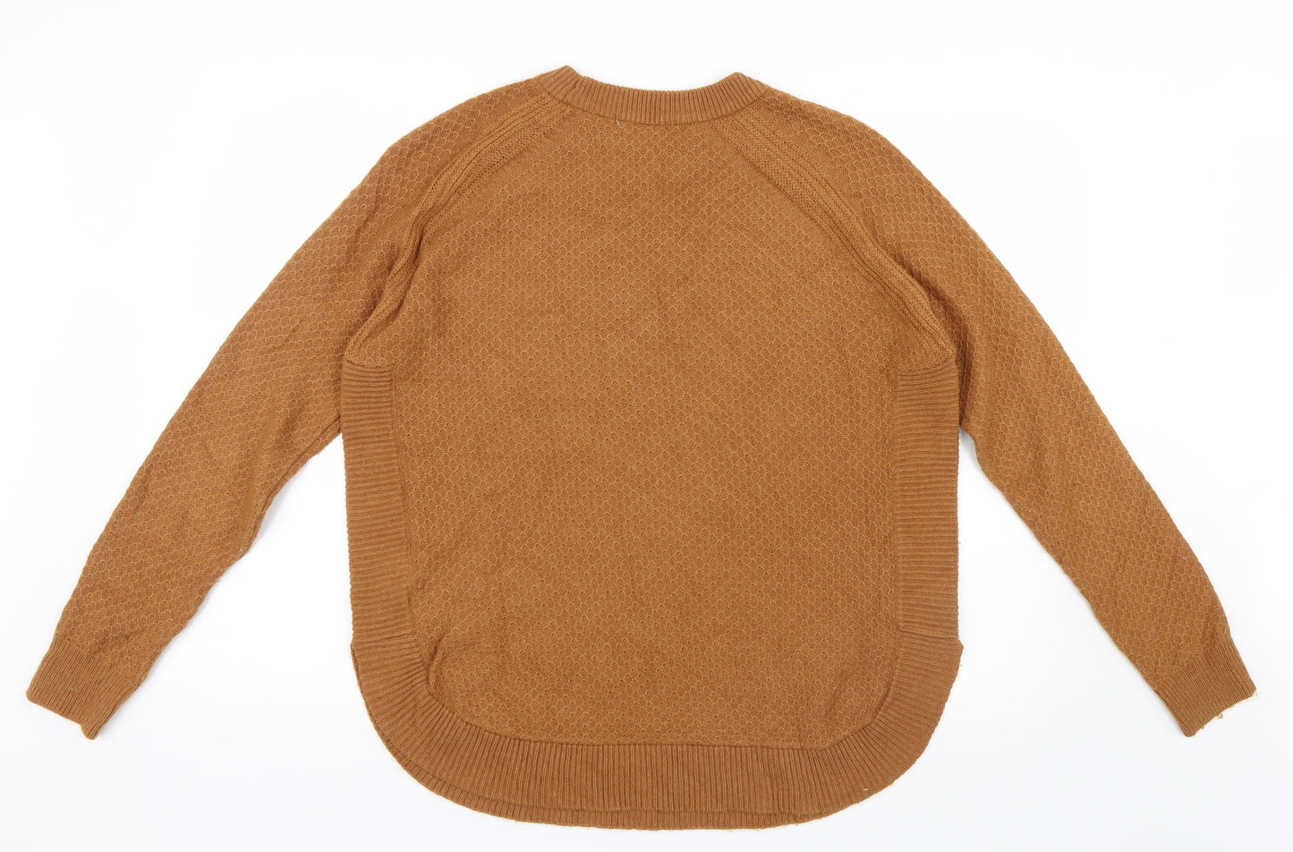 Warehouse Womens Beige  Knit Pullover Jumper Size 8