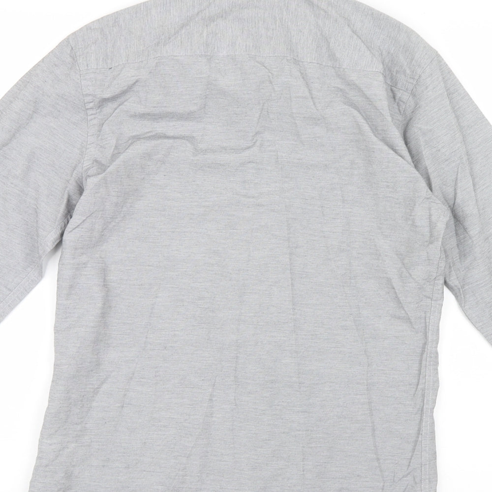 F&F Mens Grey    Button-Up Size XS