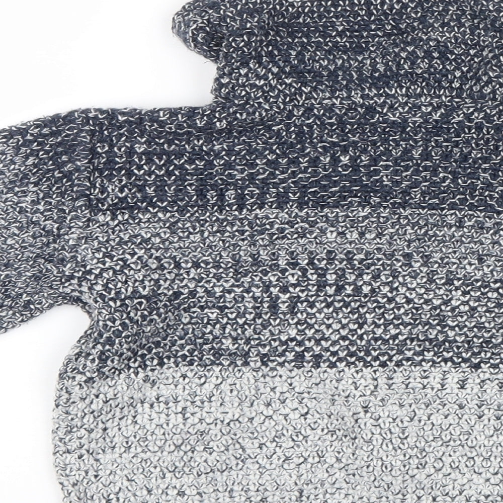 Primark Boys Blue  Knit Pullover Jumper Size 6-7 Years