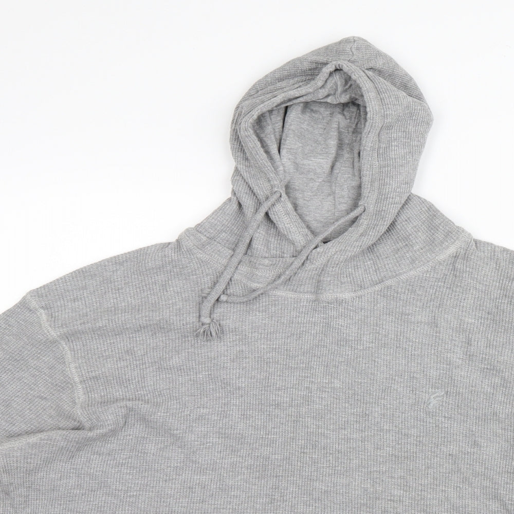 On Fire Mens Grey   Pullover Hoodie Size XL