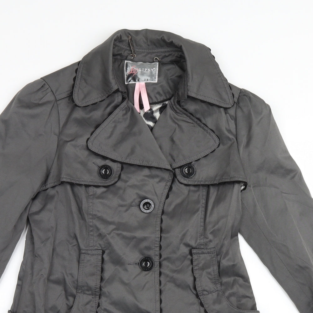Lipsy Womens Grey   Jacket  Size 10