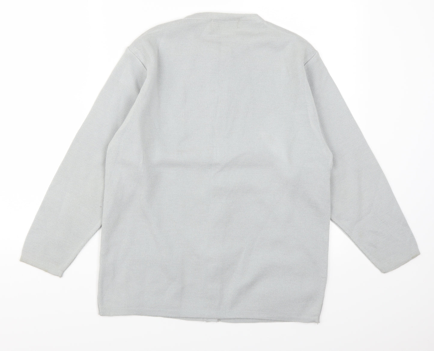 Sanco Womens Grey   Cardigan Jumper Size L