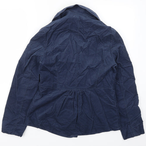 Marks and Spencer Womens Blue   Pea Coat Coat Size 12