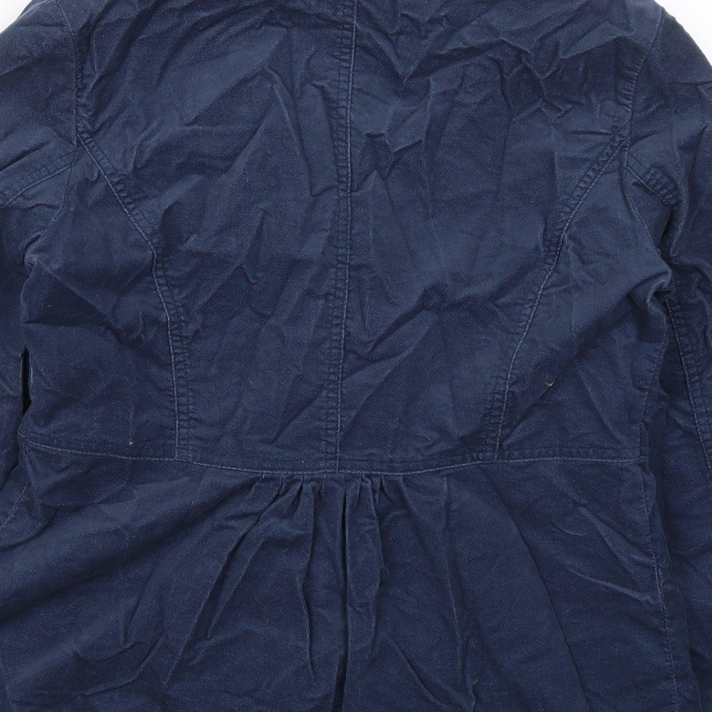 Marks and Spencer Womens Blue   Pea Coat Coat Size 12