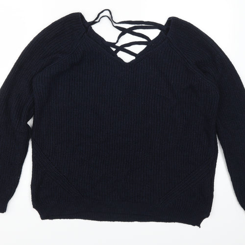 F&F Womens Blue   Pullover Jumper Size 10