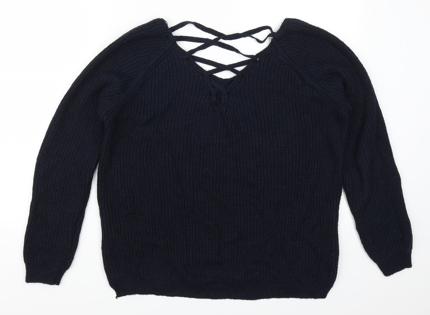 F&F Womens Blue   Pullover Jumper Size 10