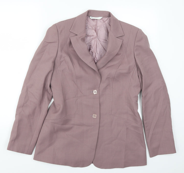 BHS Womens Pink   Jacket Suit Jacket Size 10
