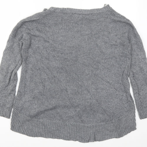 Sout Womens Grey   Pullover Jumper Size 10