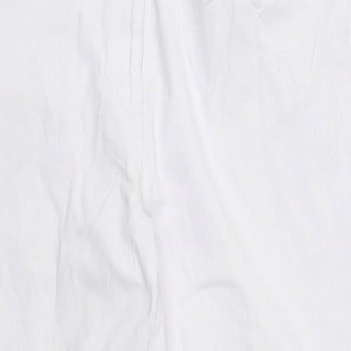 Preworn Womens White  Denim Straight Jeans Size 22 L28 in