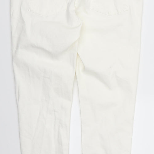 TU Womens White  Denim Skinny Jeans Size 12 L27 in