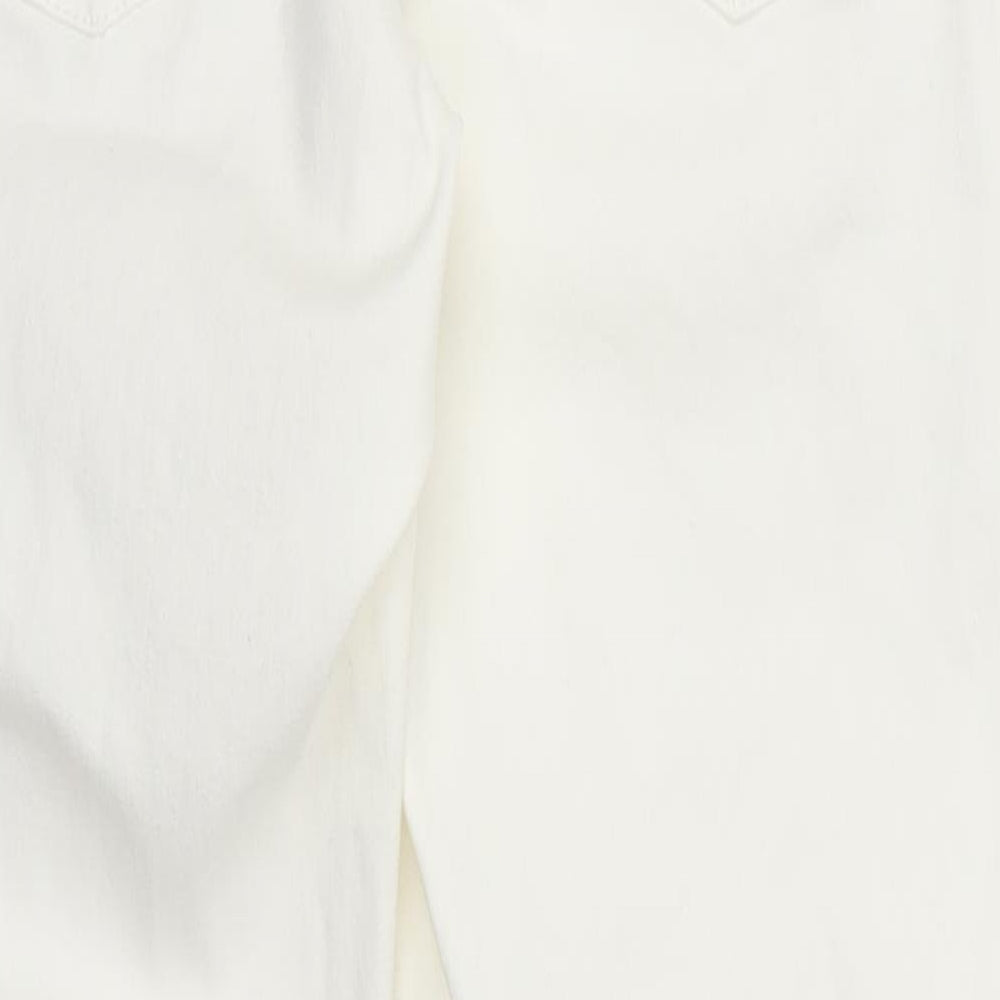 TU Womens White  Denim Skinny Jeans Size 12 L27 in