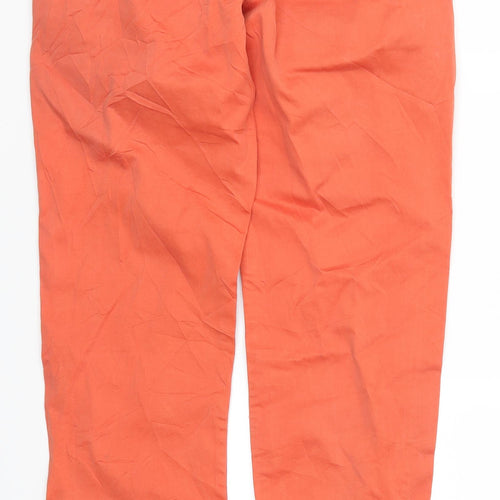 Matchstick Womens Orange   Chino Trousers Size 29 L29 in