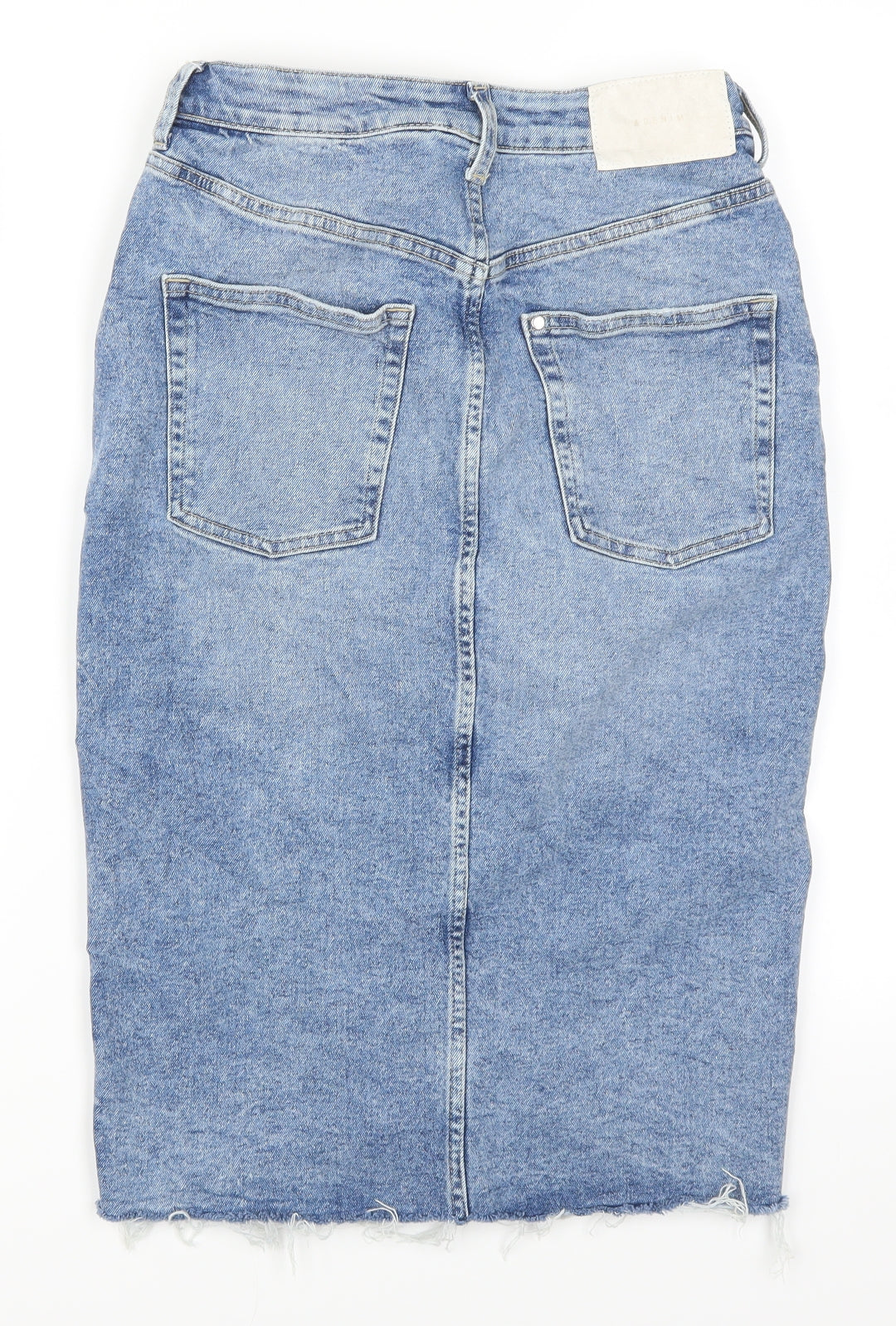 H&M Womens Blue  Denim Straight & Pencil Skirt Size 10