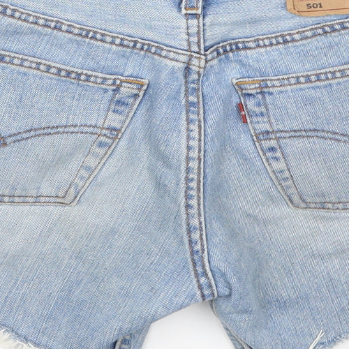 Levi Strauss & Co. Womens Blue  Denim Cut-Off Shorts Size 29 in