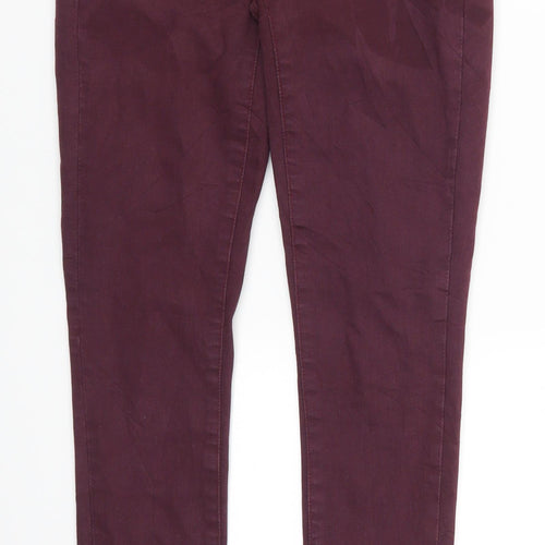 Gap Womens Purple  Denim Skinny Jeans Size 24 in L26 in