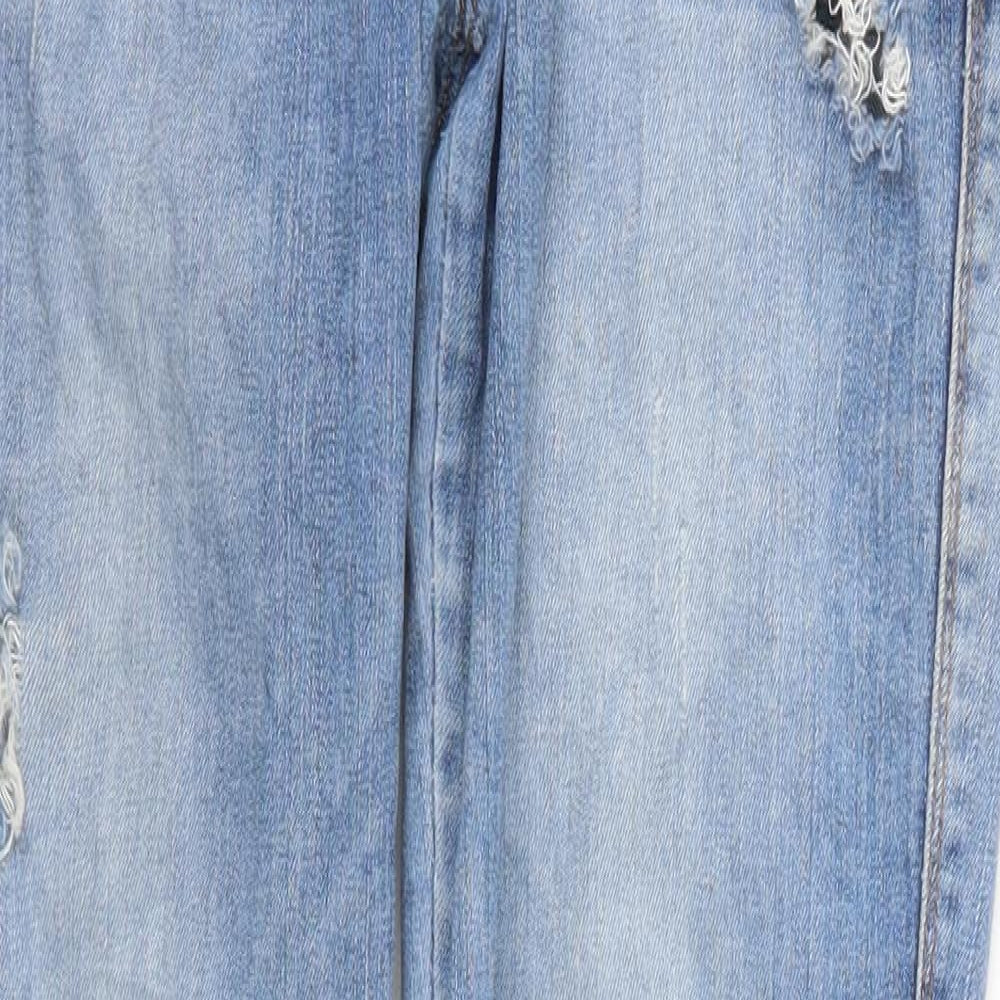 Zara Womens Blue  Denim Skinny Jeans Size 12 L30 in