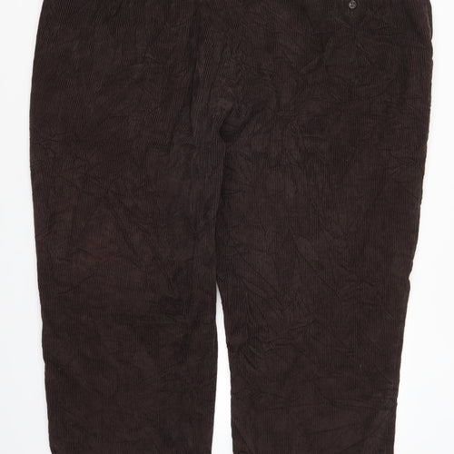 Preworn Mens Brown  Corduroy Trousers  Size 52 L27 in