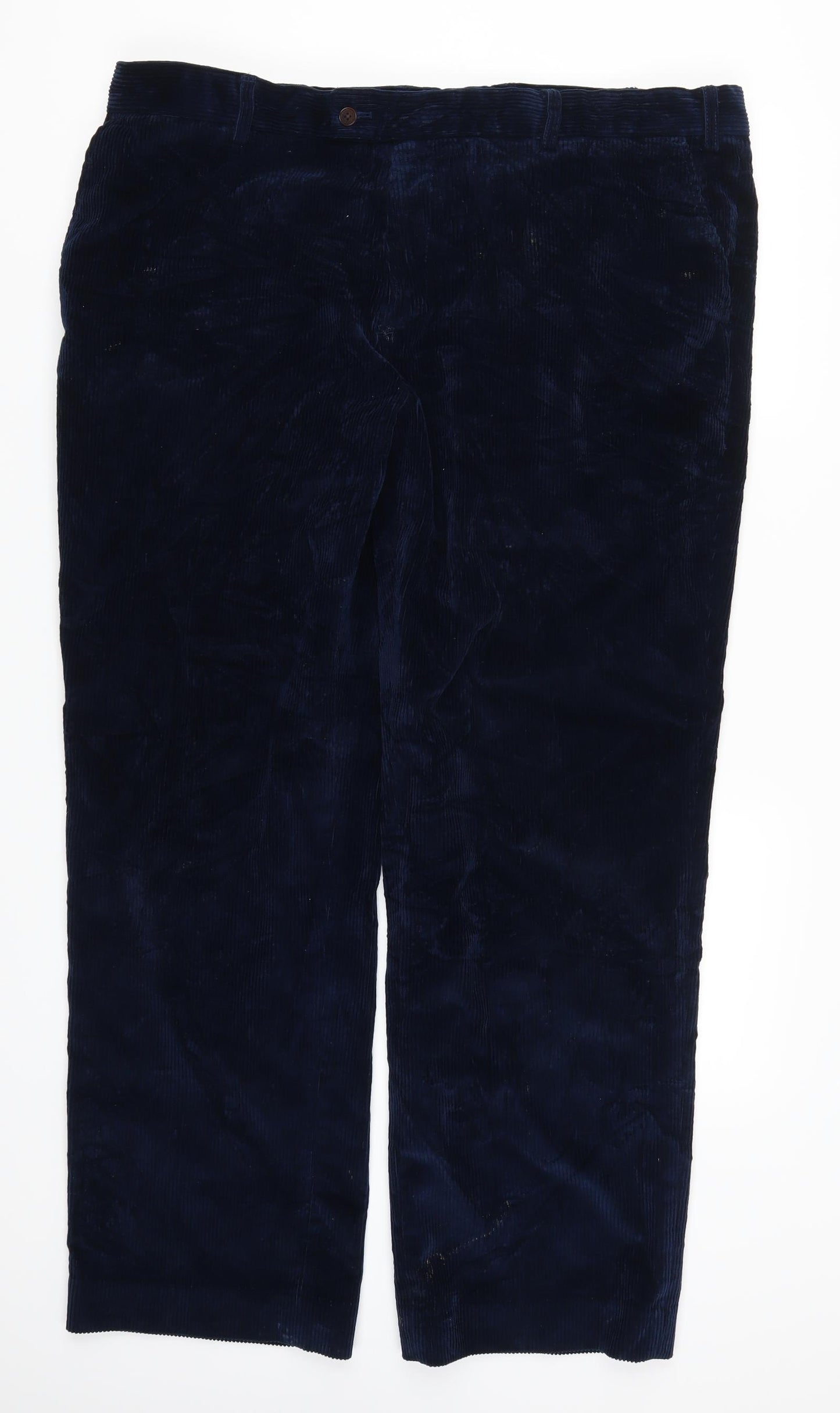 Charles Tyrwhitt Mens Blue  Corduroy Trousers  Size 42 L29 in