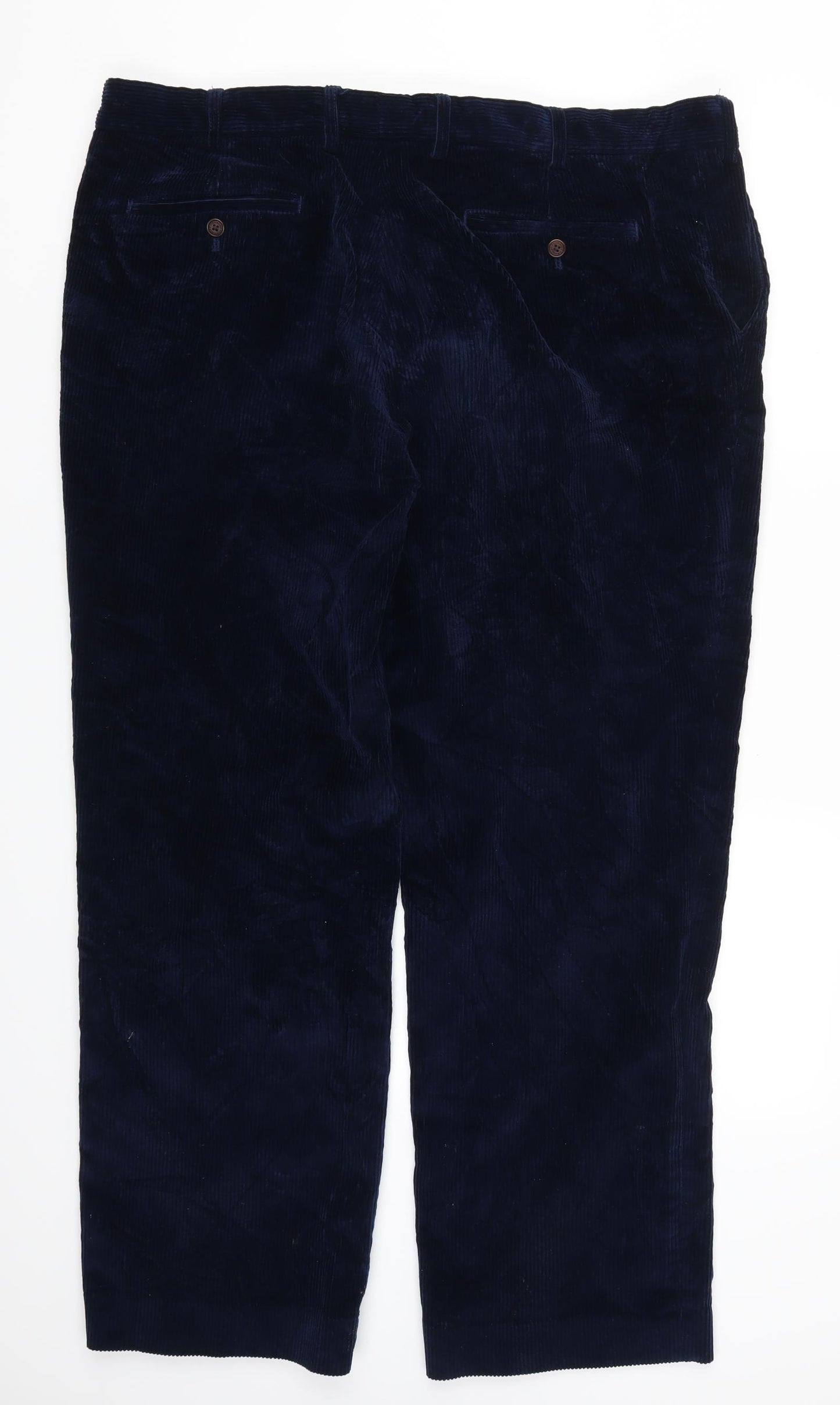 Charles Tyrwhitt Mens Blue  Corduroy Trousers  Size 42 L29 in