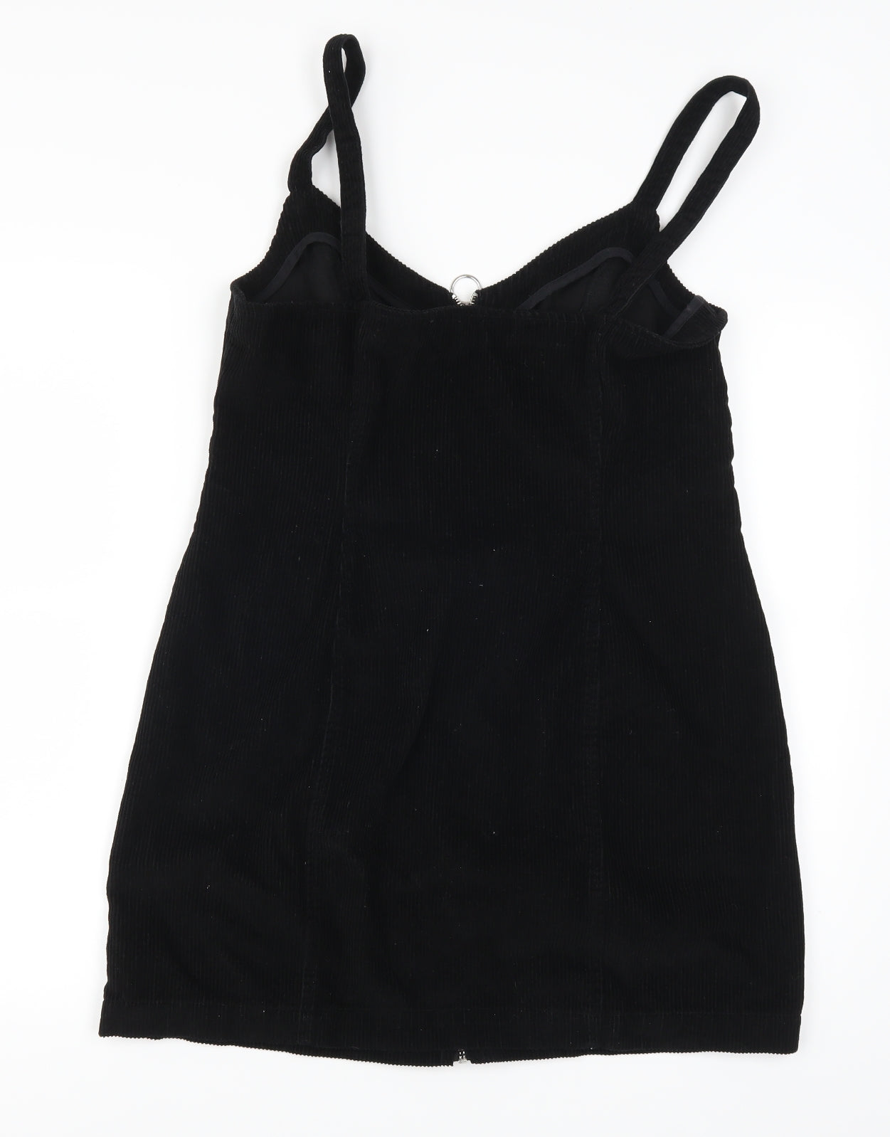 Topshop Womens Black  Corduroy Mini  Size 14