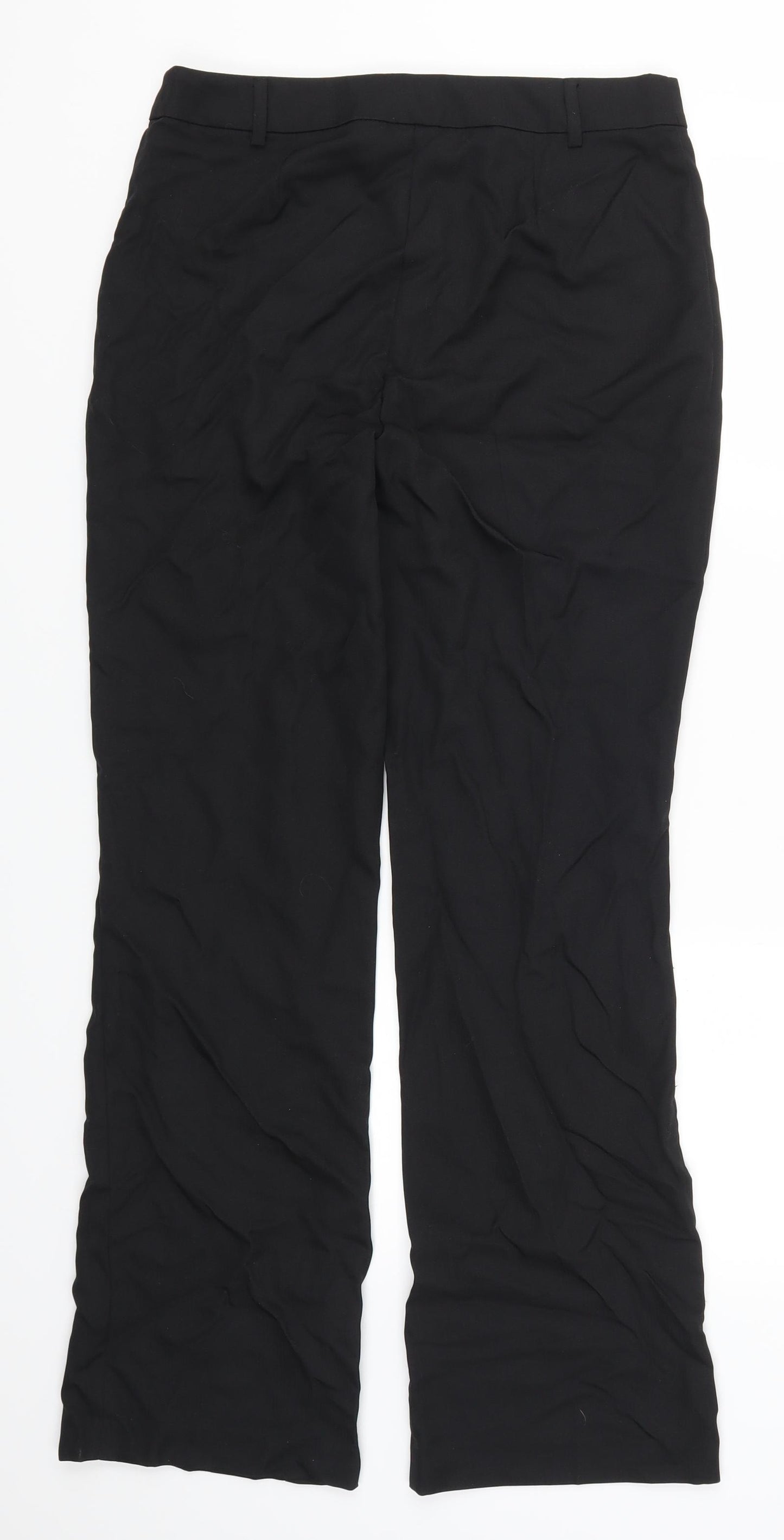 TU Womens Black   Trousers  Size 10 L30 in