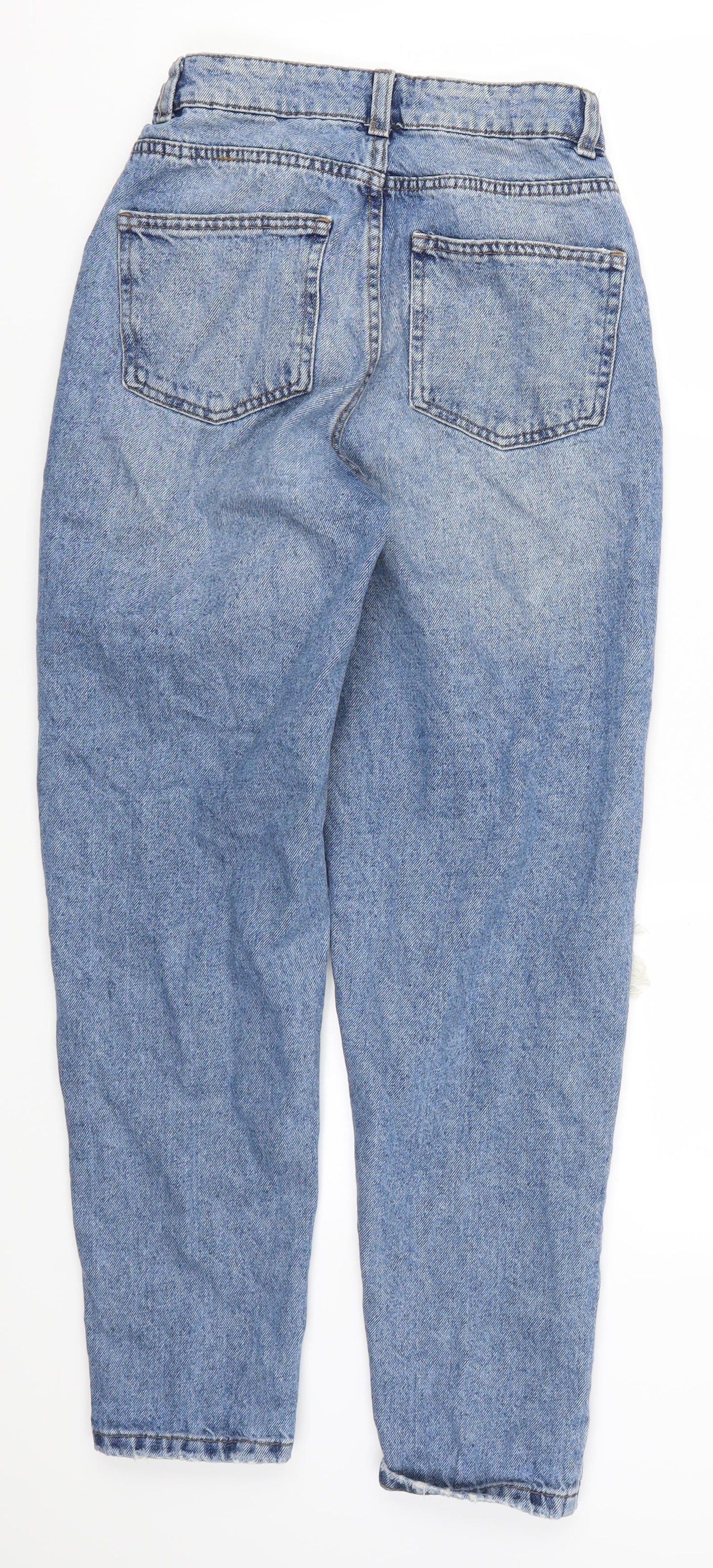 Denim Co Womens Blue  Denim Mom Jeans Size 24 in L27 in