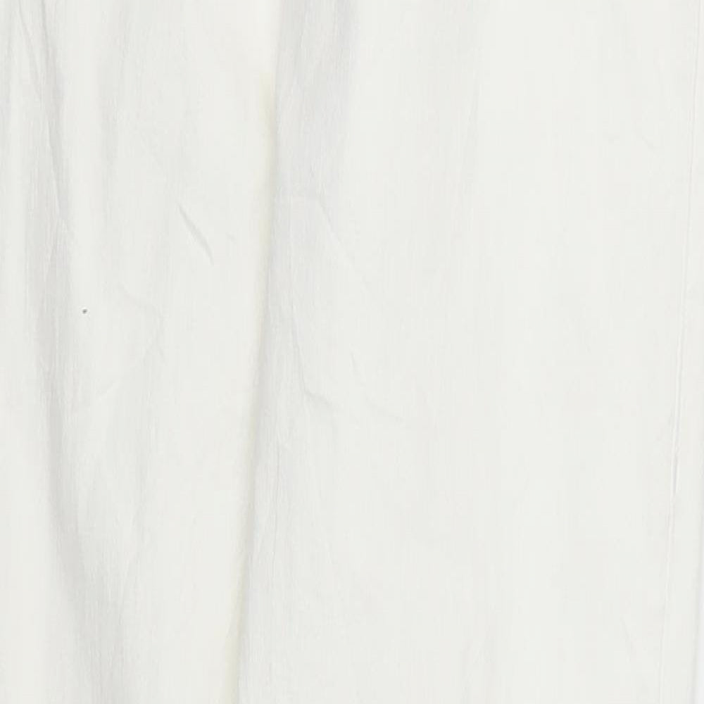 Topshop Womens White  Denim Skinny Jeans Size 36 in L32 in