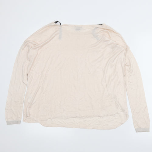 H&M Womens Beige   Pullover Jumper Size XS