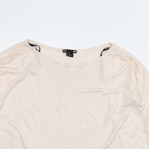 H&M Womens Beige   Pullover Jumper Size XS
