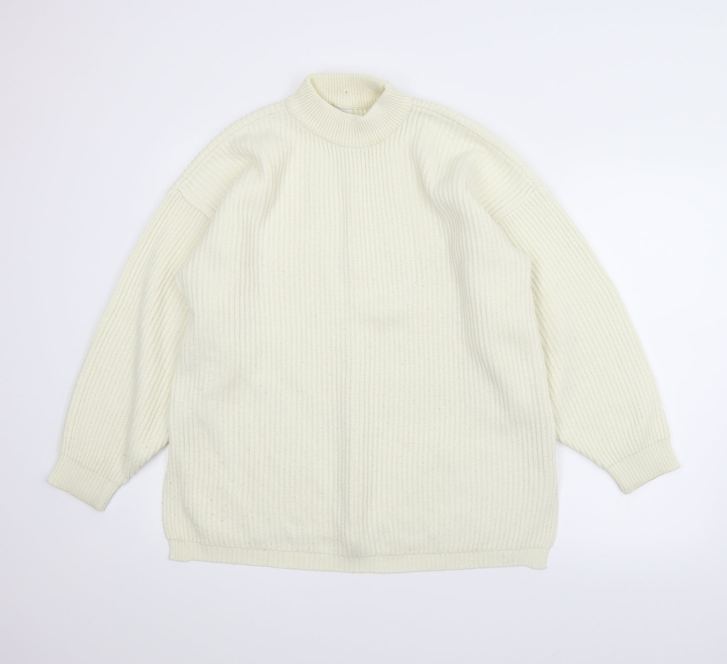 C&A Womens White   Pullover Jumper Size XL