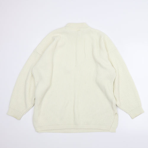 C&A Womens White   Pullover Jumper Size XL