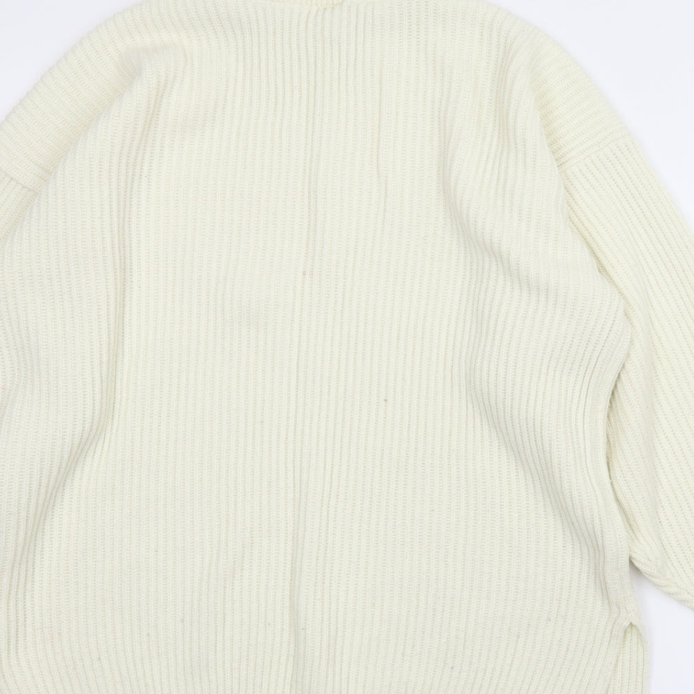 C&A Womens White   Pullover Jumper Size XL