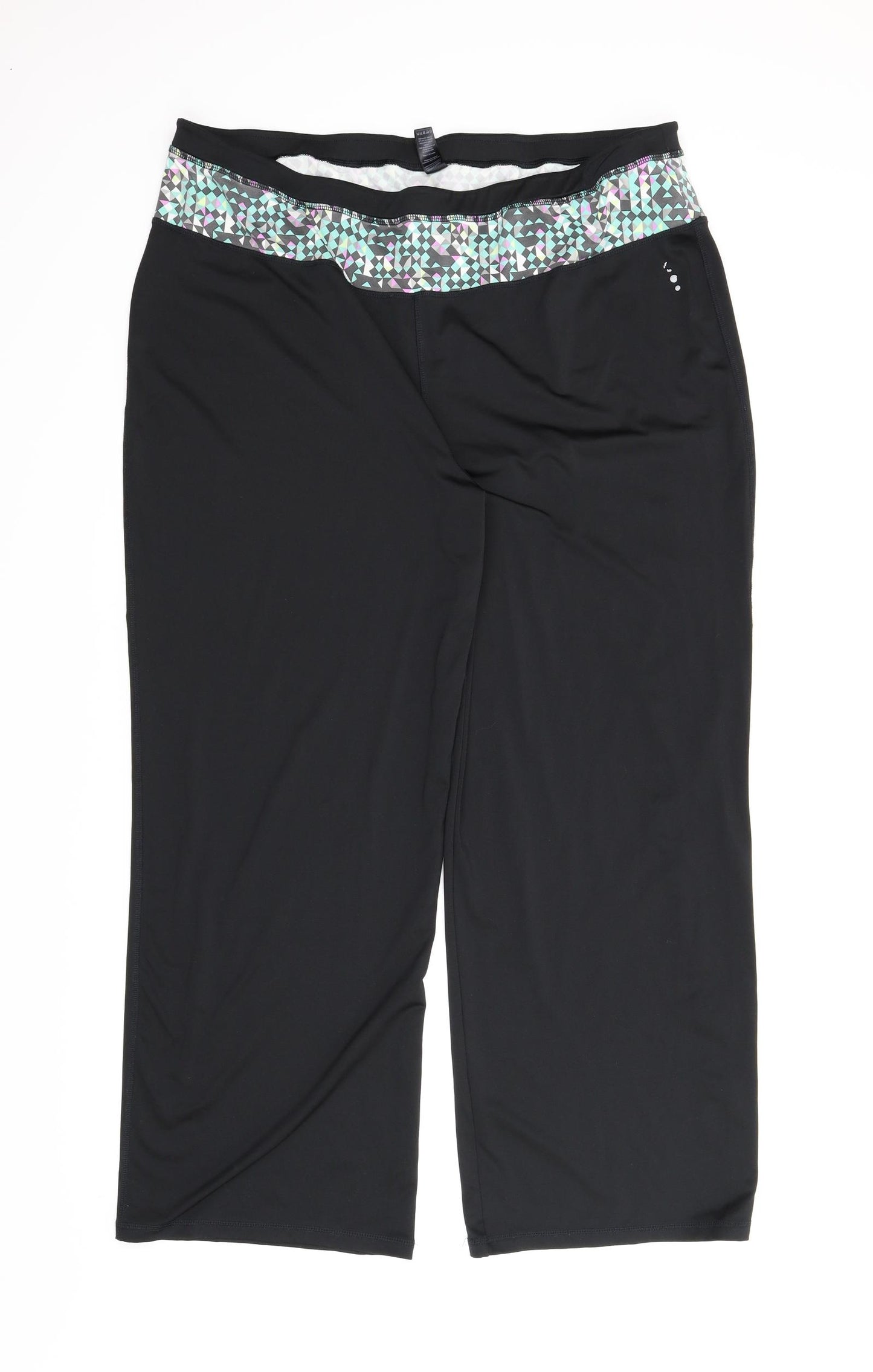 TU Womens Black   Bloomer Trousers Size 22 L28 in