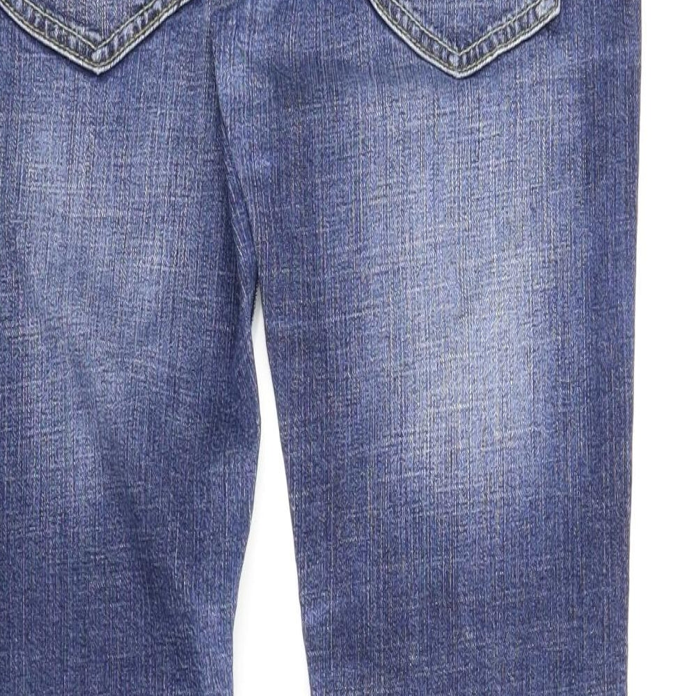 NEXT Womens Blue  Denim Bootcut Jeans Size 14 L28 in