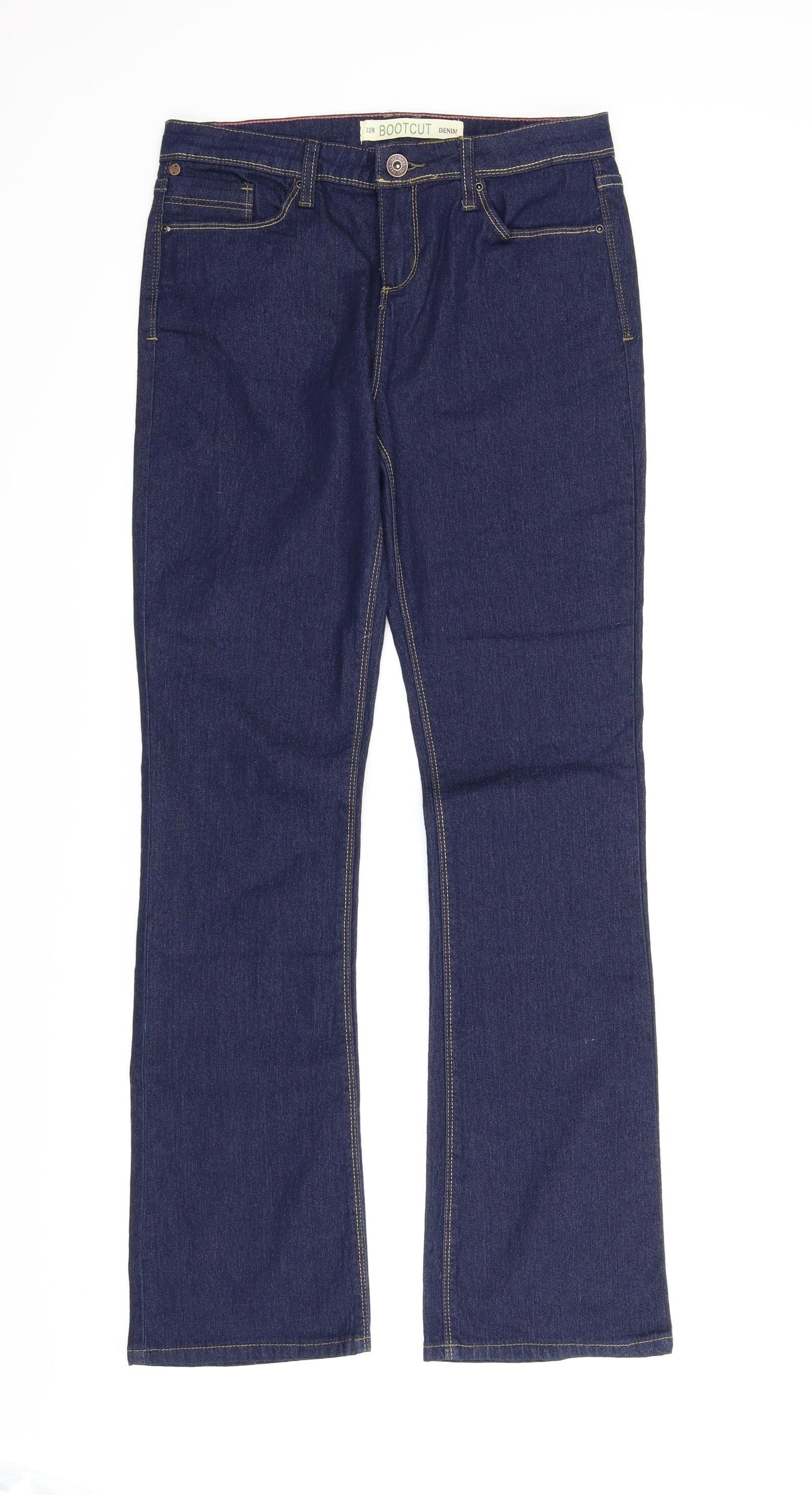 NEXT Womens Blue  Denim Bootcut Jeans Size 12 L31 in