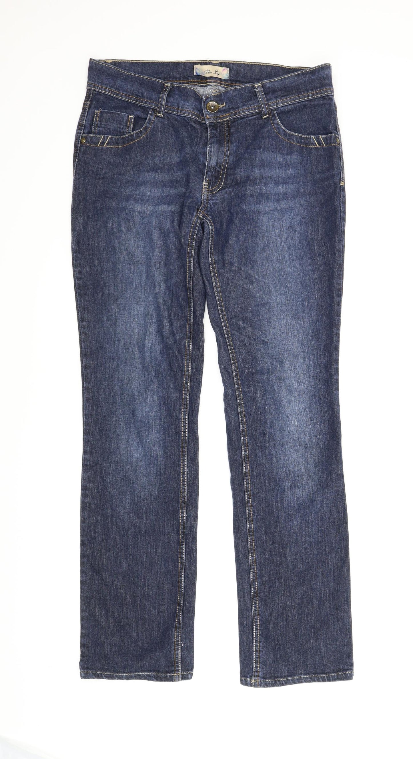 NEXT Womens Blue  Denim Bootcut Jeans Size 12 L29 in