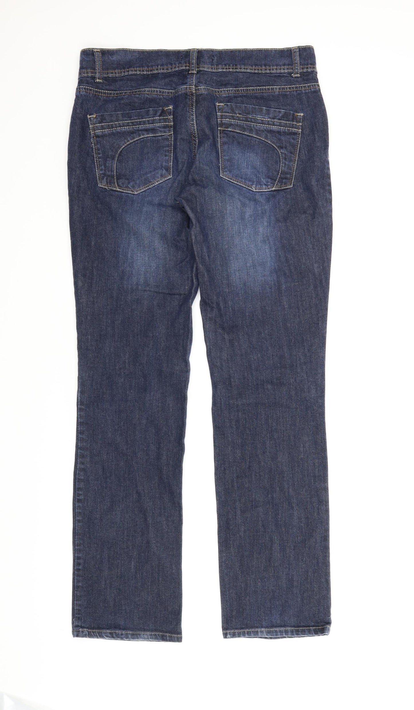 NEXT Womens Blue  Denim Bootcut Jeans Size 12 L29 in