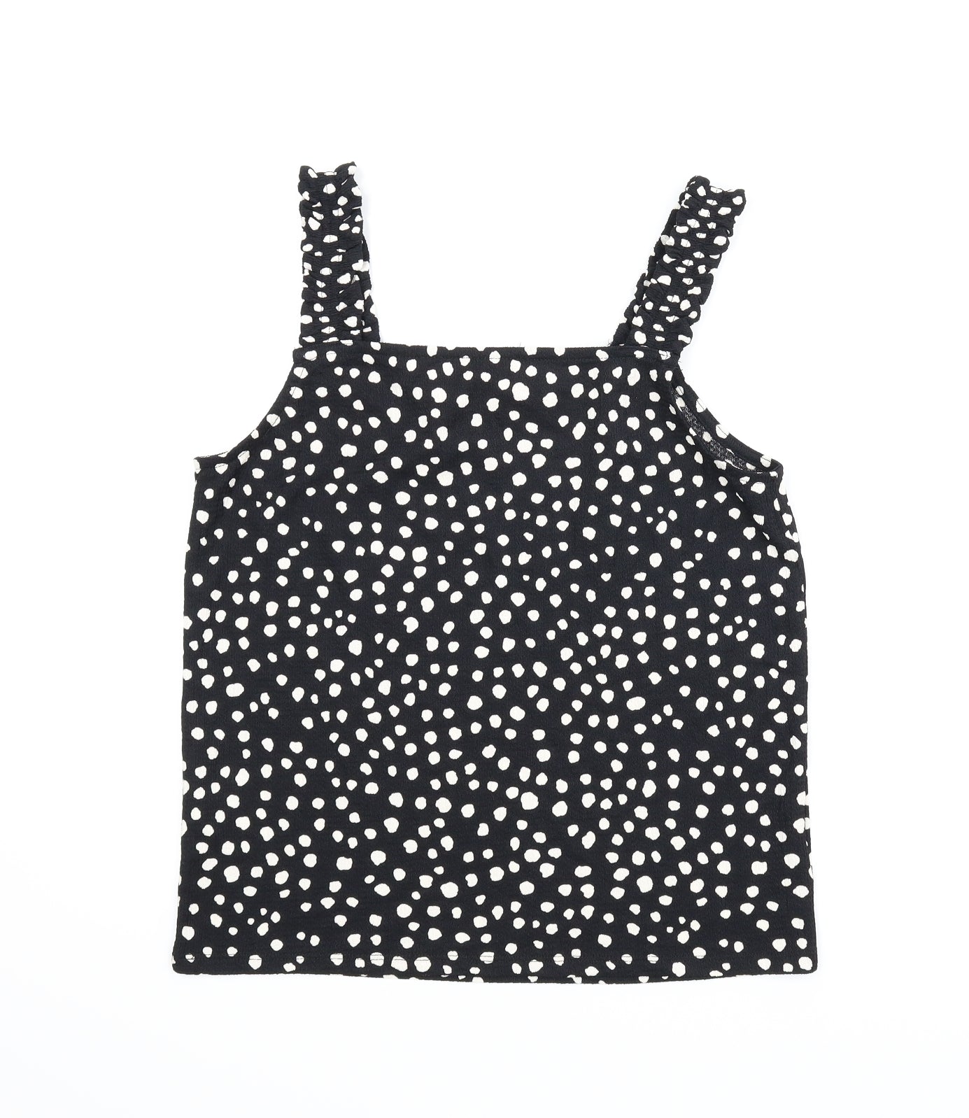 Papaya Womens Black Polka Dot  Camisole Blouse Size 8